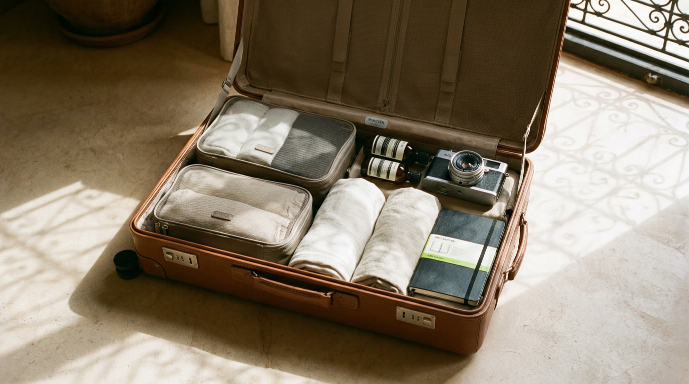 Comment préparer sa valise pour un long voyage